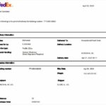 FedEx delivery proof of pills